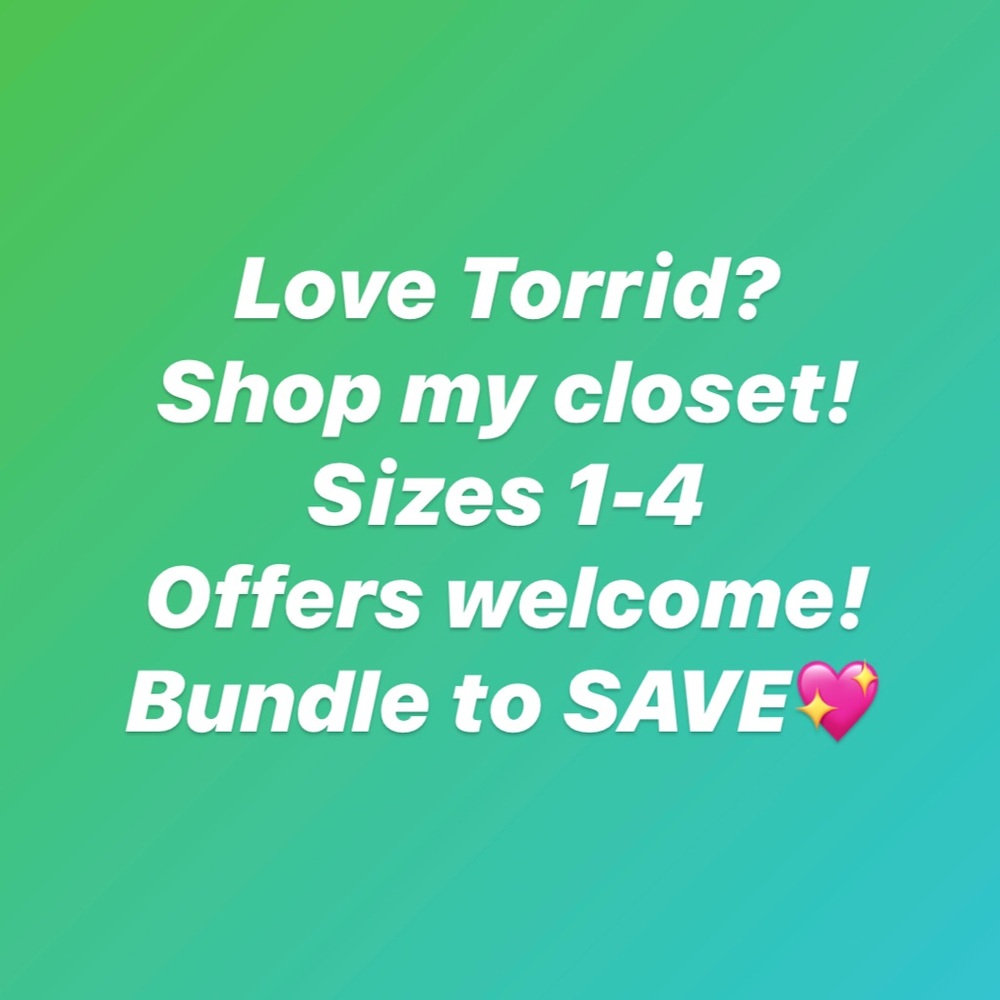 Shop my TORRID/PLUS SIZE closet💙❤️